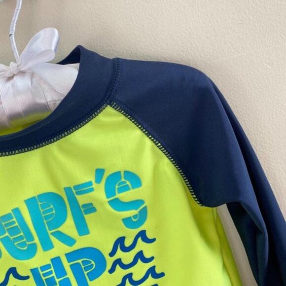 OshKosh B'Gosh Boys Neon Rash Guard 18 Months - Picture 4 of 6